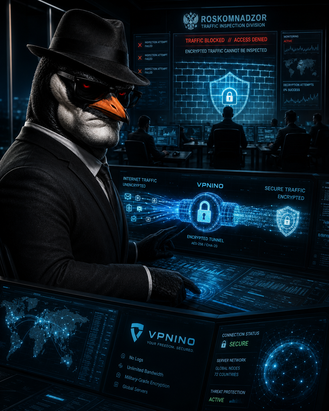 Командный центр VPNINO